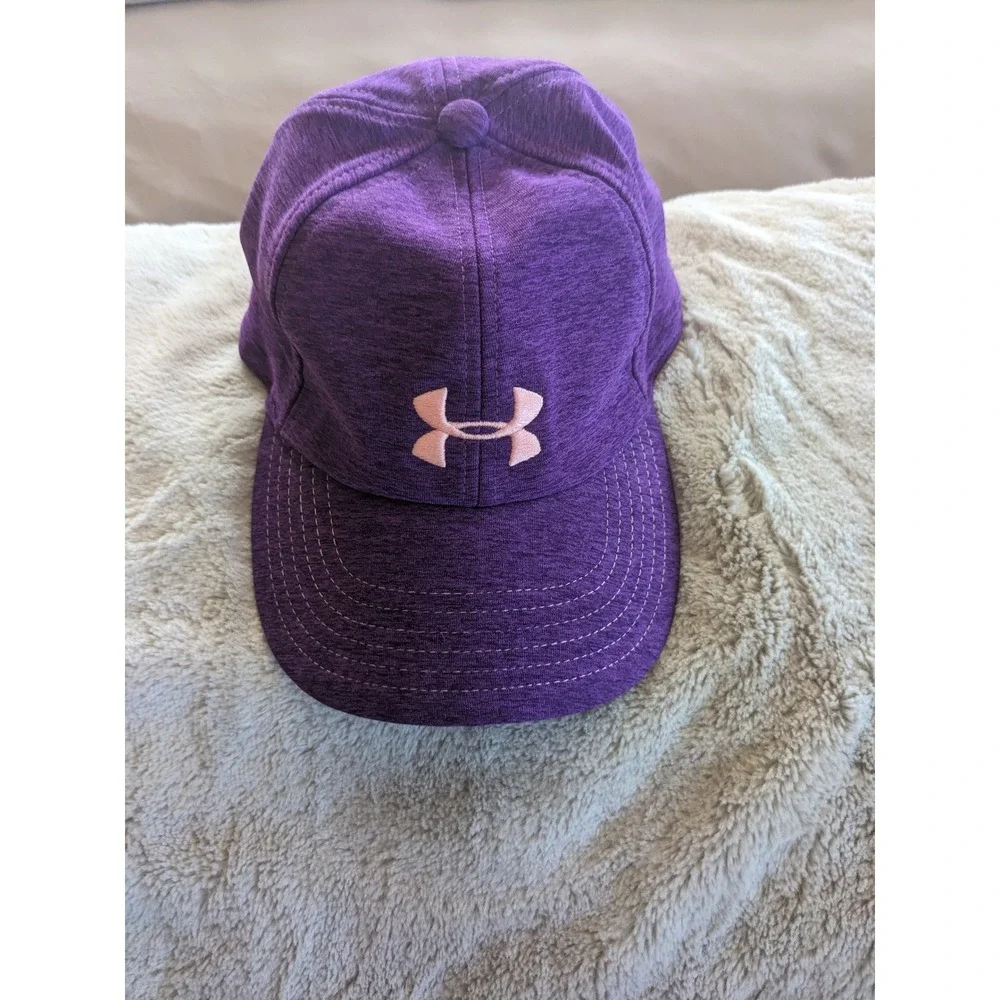 Under Armour Womens Renegade Twist Purple Heather Baseball Hat Adjustable Cap
